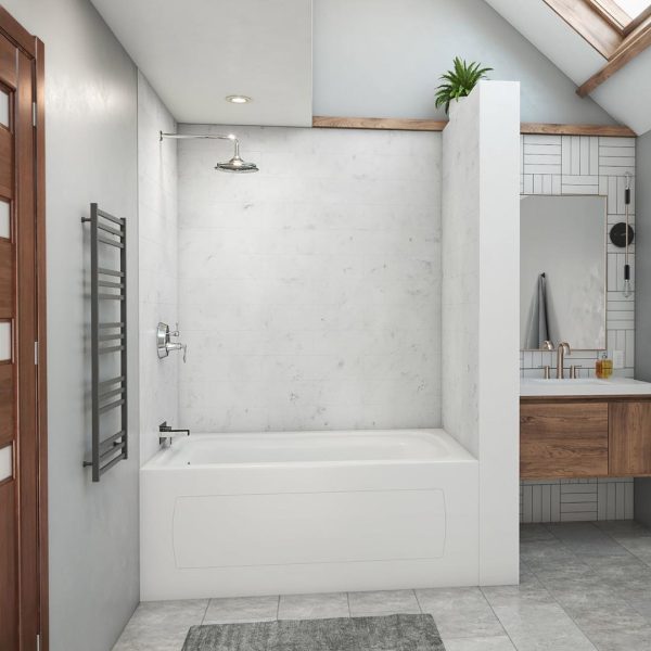 Elegant bathroom transformation completed in just one day by Bath Flip.