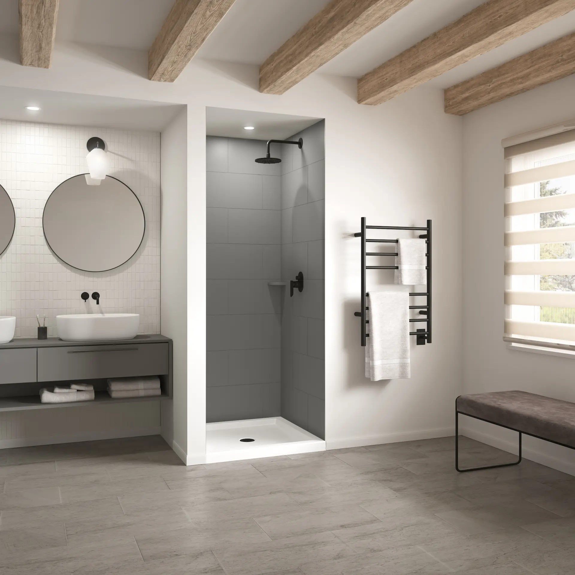 walk-in shower